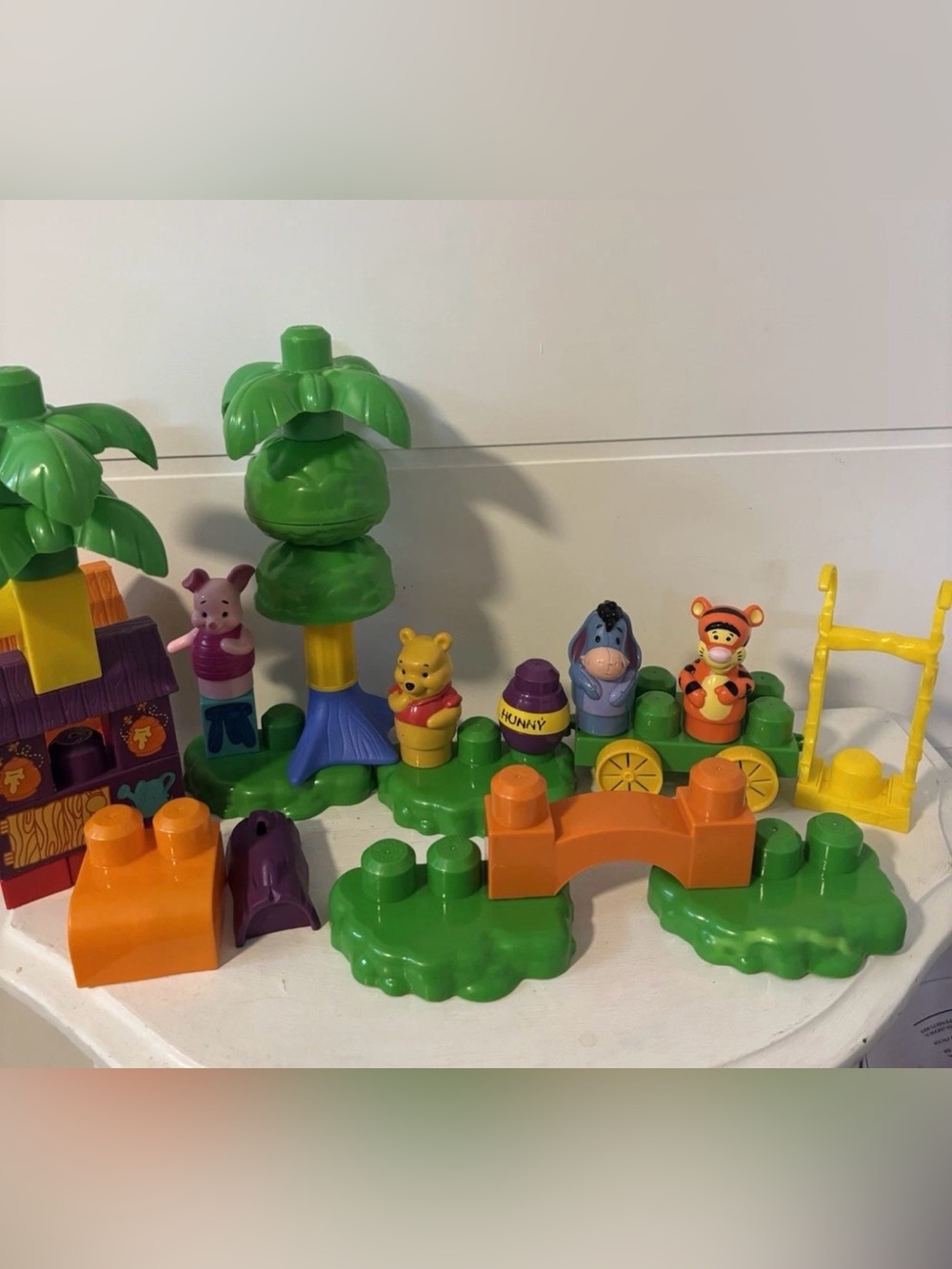 Mega Bloks Winnie The Pooh Hundred Acre Woods Mega Block Lot-